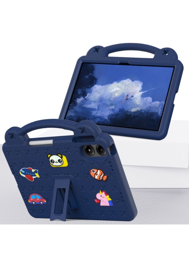 Handle Case for Xiaomi Poco Pad 12.1 inch 2024, Heavy Duty EVA Foam Shockproof Cover Kids Proof Case with Stand - Image 3